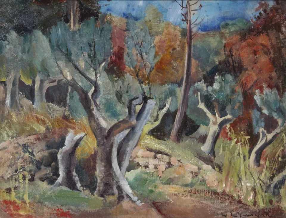 Paysage de Provence - Willy EISENSCHITZ (1889-1974)