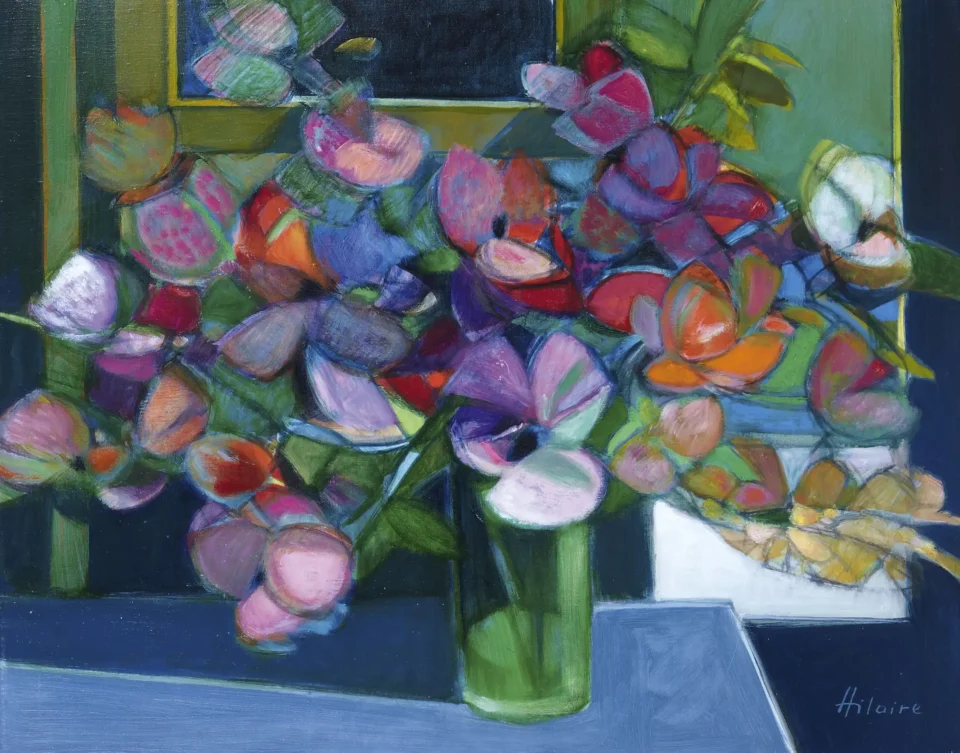 Fleurs au jardin - Camille HILAIRE (1916-2004)