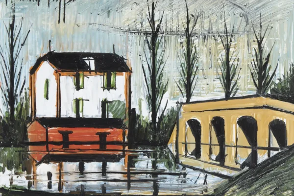 Maison près de la rivière, 1995 - Bernard BUFFET (1928-1999)