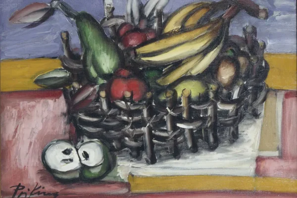 Panier de fruits - Franz PRIKING (1929-1979)