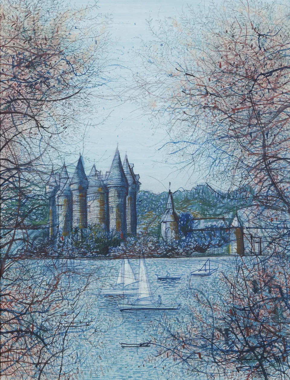 Le château de Val, 1986 - Jean CARZOU (1907-2000)