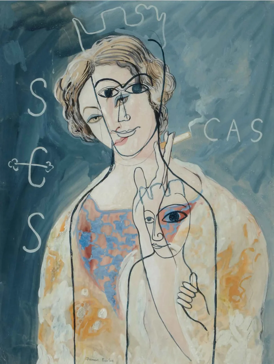 La Vierge de Montserrat, ou Femme à la cigarette 1928 - Francis PICABIA (1879-1953)