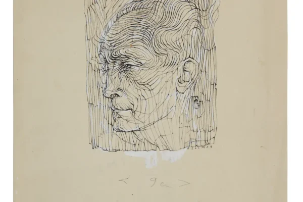 Portait de Jehan MAYOUX, profil - Hans BELLMER (1902-1975)