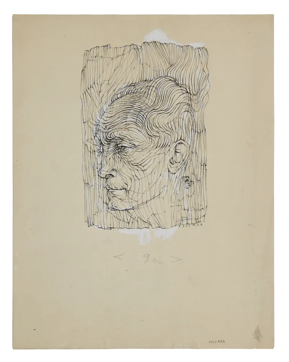 Portait de Jehan MAYOUX, profil - Hans BELLMER (1902-1975)