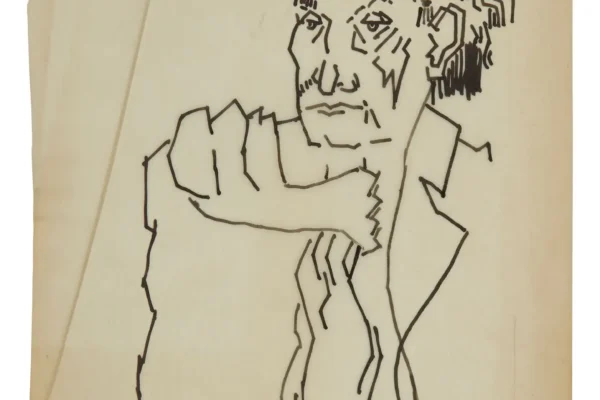 Portrait d'Antonin ARTAUD - Abraham KROL (1919-2005)