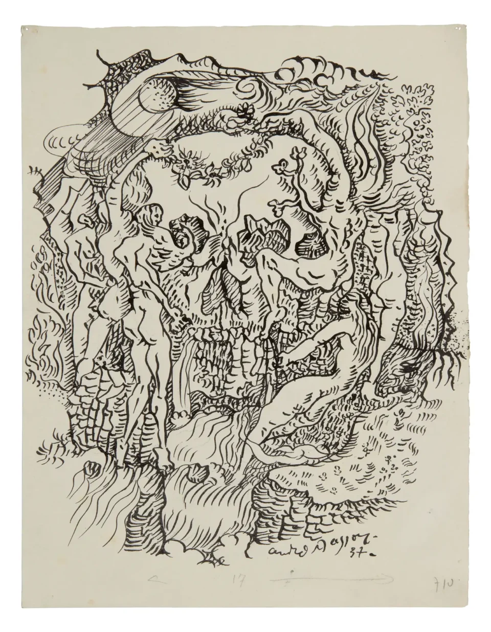 Crâne sans loi, 1937 - Andre MASSON (1896-1987)