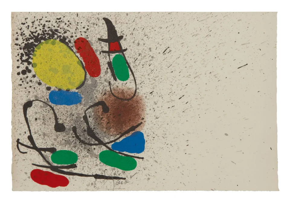 Frontispice pour ERRANTES GRAMINEES de Pierre Torreilles. 1971 - Joan MIRO (1893-1983)