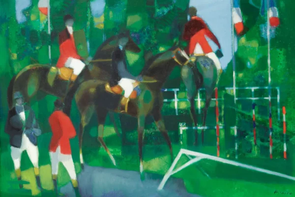 Les cavaliers - Camille HILAIRE (1916-2004)