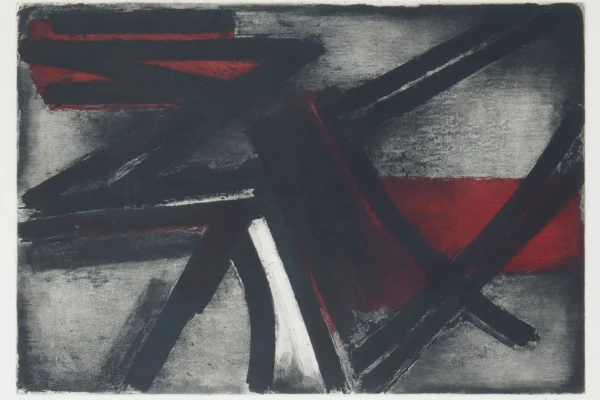 Eau-Forte II, 1952 - Pierre SOULAGES (1919)