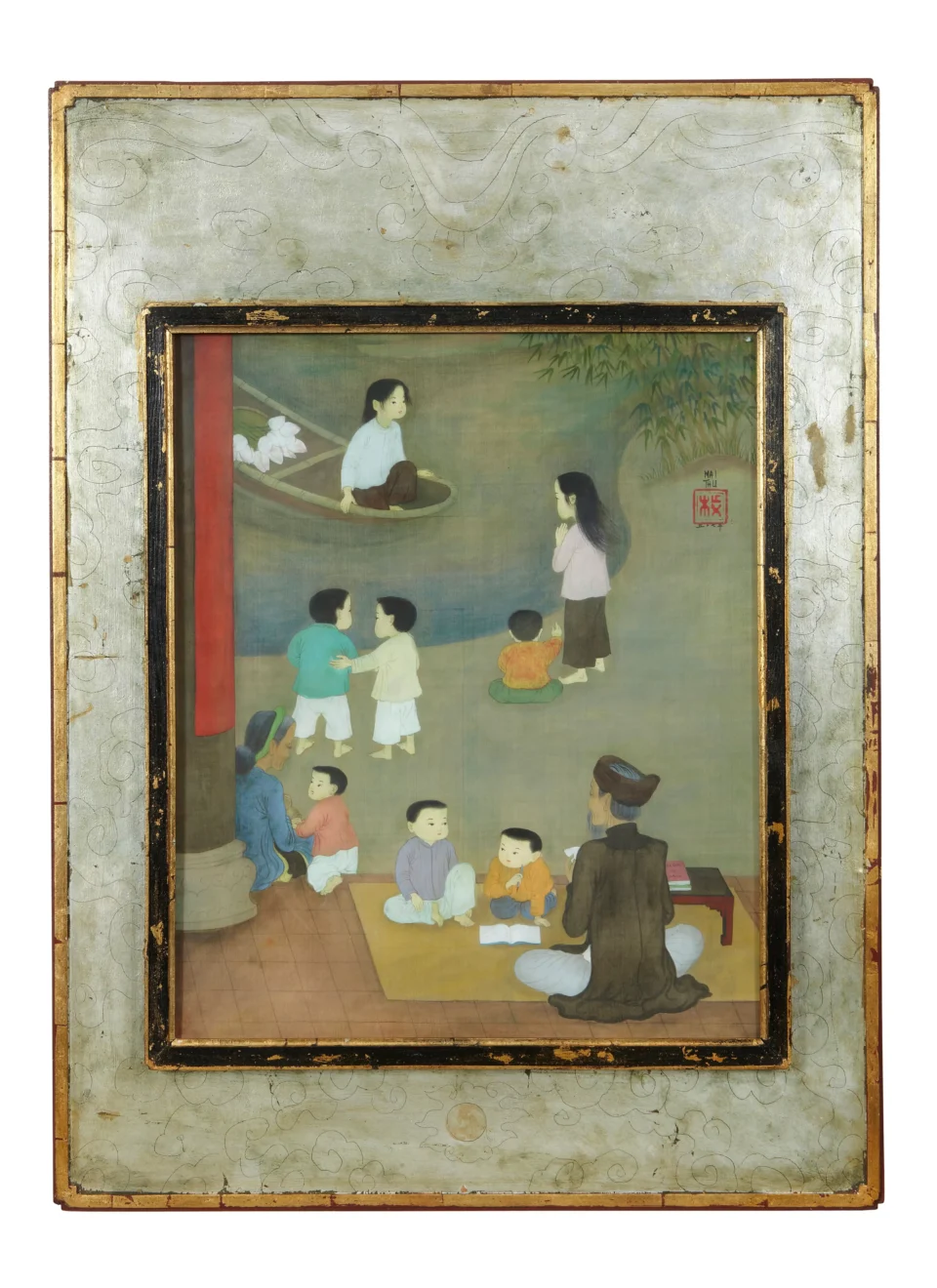 Récréation près d’une rivière - Trung Thu MAI (1906-1980)