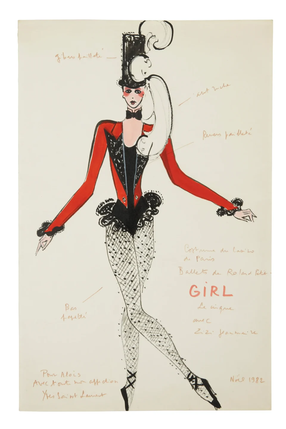 GIRL, Noël 1982 - Yves SAINT LAURENT (1936-2008)