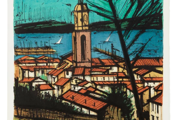 SAINT TROPEZ L’ EGLISE, LA BAIE - Bernard BUFFET (1928-1999)