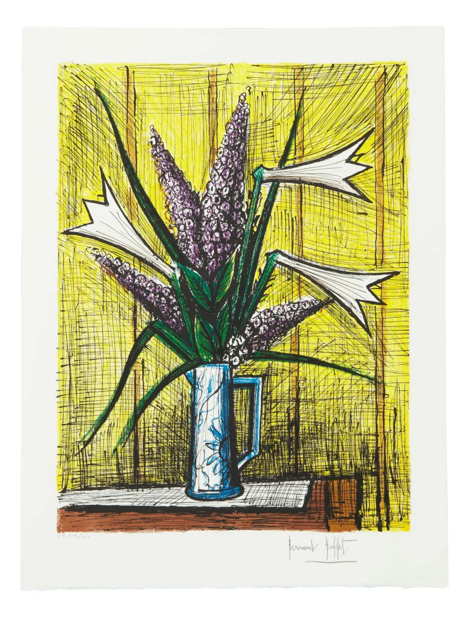 LILAS ET ARUMS - Bernard BUFFET (1928-1999)