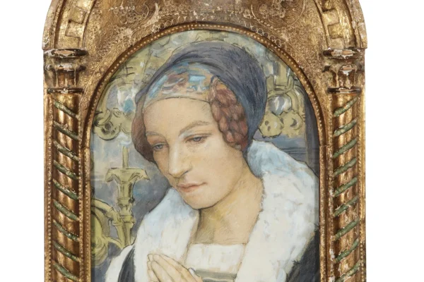 Femme à la prière - Edgard MAXENCE (1871-1954)