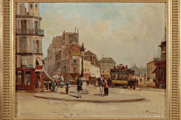 Boulevard de la Villette à Paris - Gustave MASCART (1834-1914)