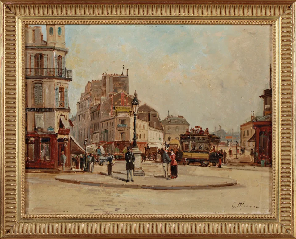 Boulevard de la Villette à Paris - Gustave MASCART (1834-1914)