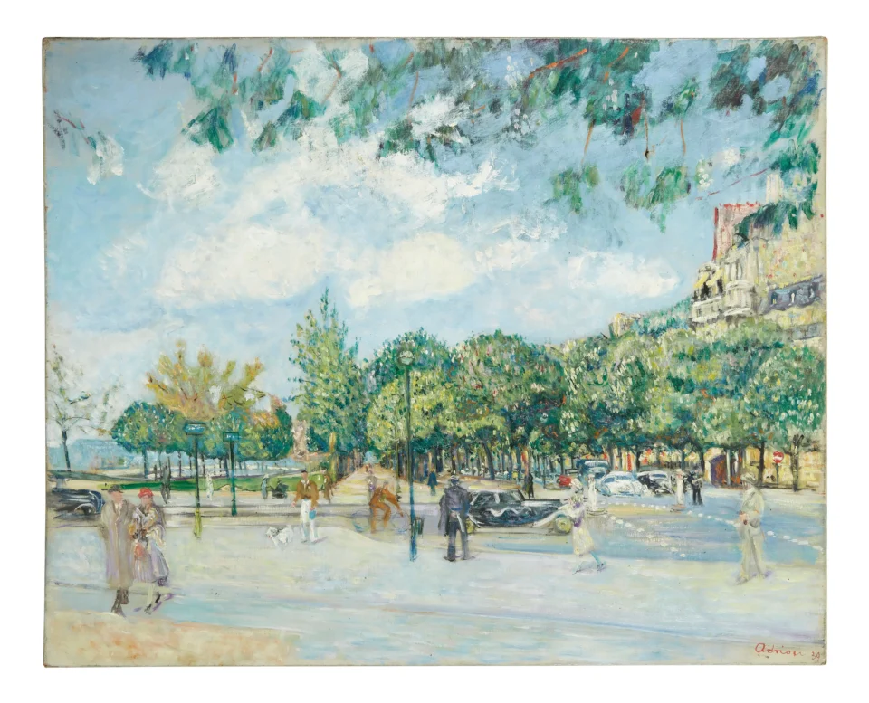 Paris Cours Albert 1er, 1939 - Lucien ADRION (1889-1953)