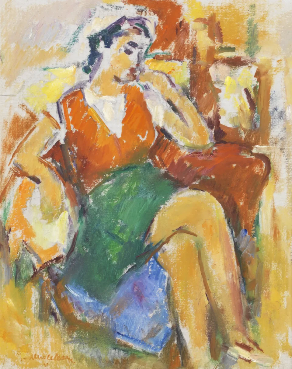 Femme assise - Ion MUSCELEANU (1903-1997)