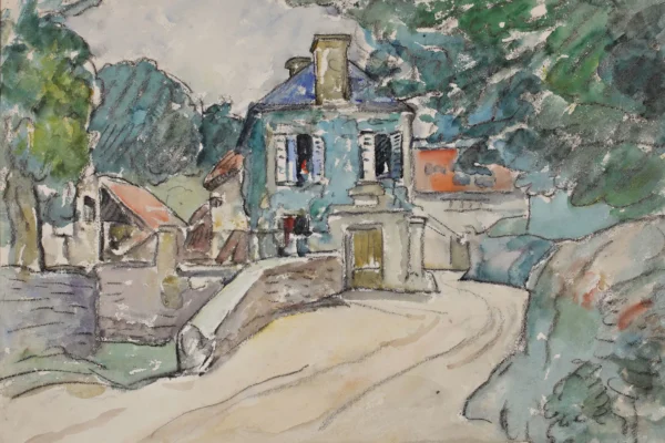 Maison au bout du chemin - Louis VALTAT (1869-1952)