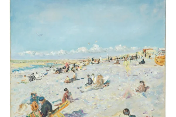 Cayeux plage, 1938 - Lucien ADRION (1889-1953)