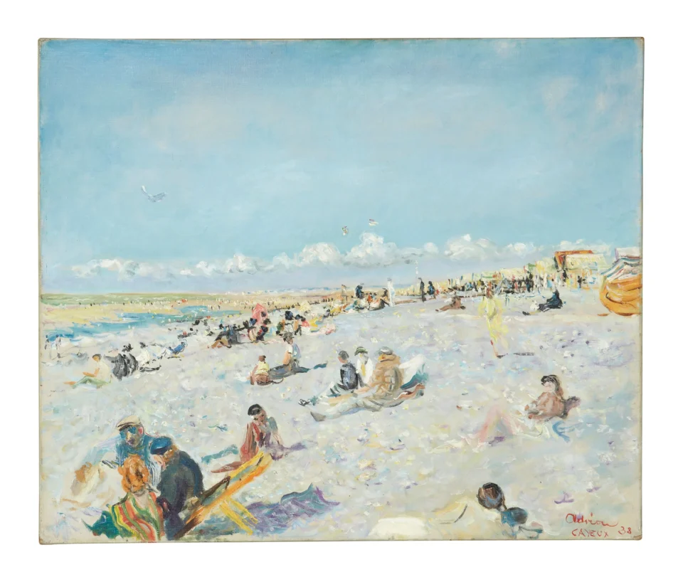 Cayeux plage, 1938 - Lucien ADRION (1889-1953)