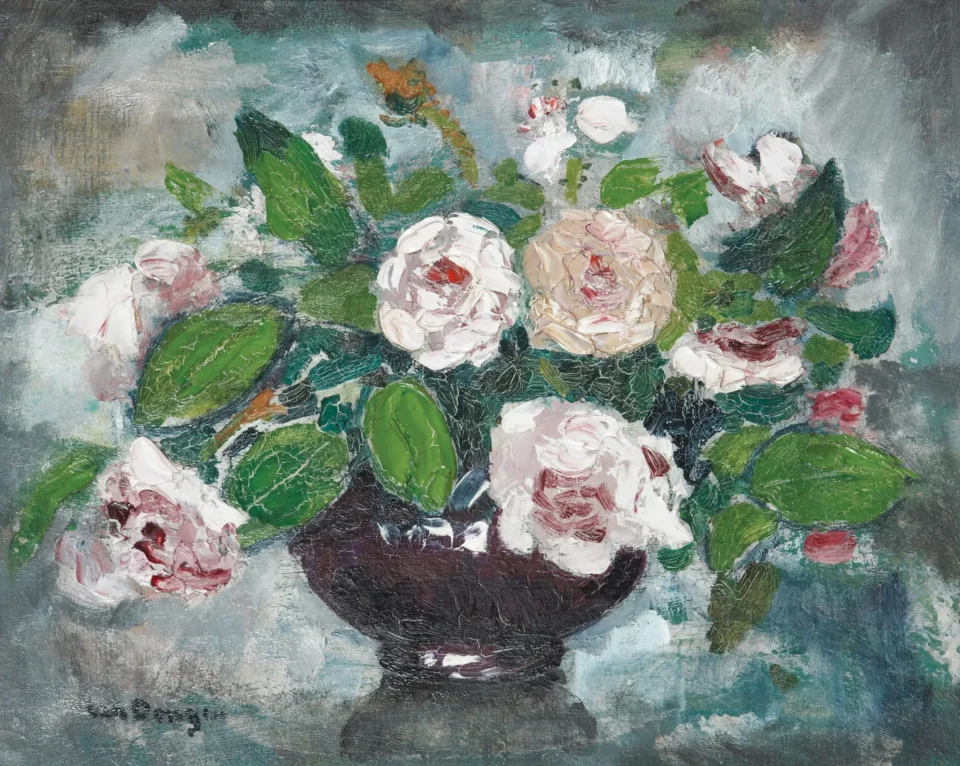 Bouquet de roses - Kees VAN DONGEN (1877-1968)