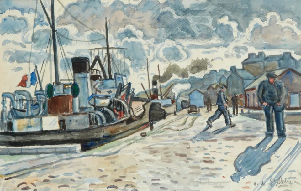 Port - Henri Liénard DE SAINT-DELIS (1878-1949)