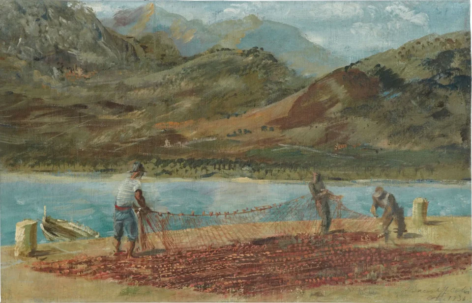 Pêcheurs de Calvi, 1930 - Alexander Evgenevich IACOVLEFF (1887-1938)