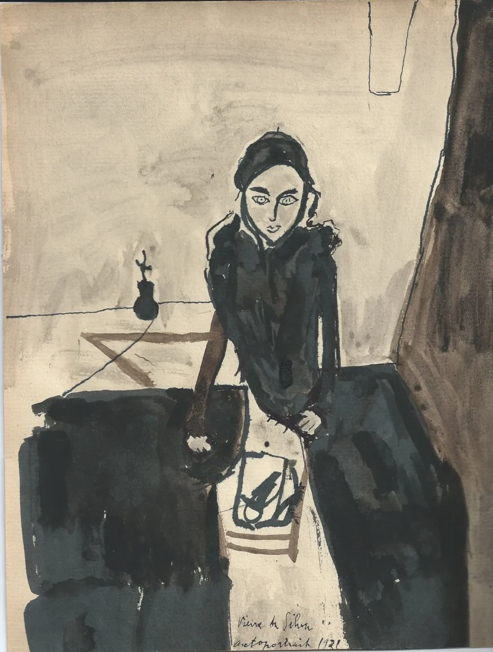 Autoportrait, 1931 - Maria Elena VIEIRA DA SILVA (1908-1992)