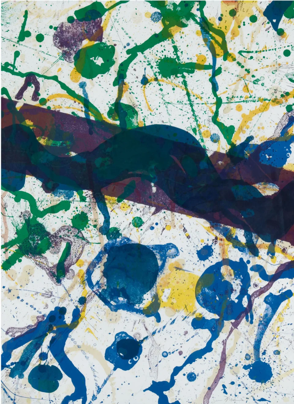 Sans titre, SF317, 1986 - Sam FRANCIS (1923-1994)