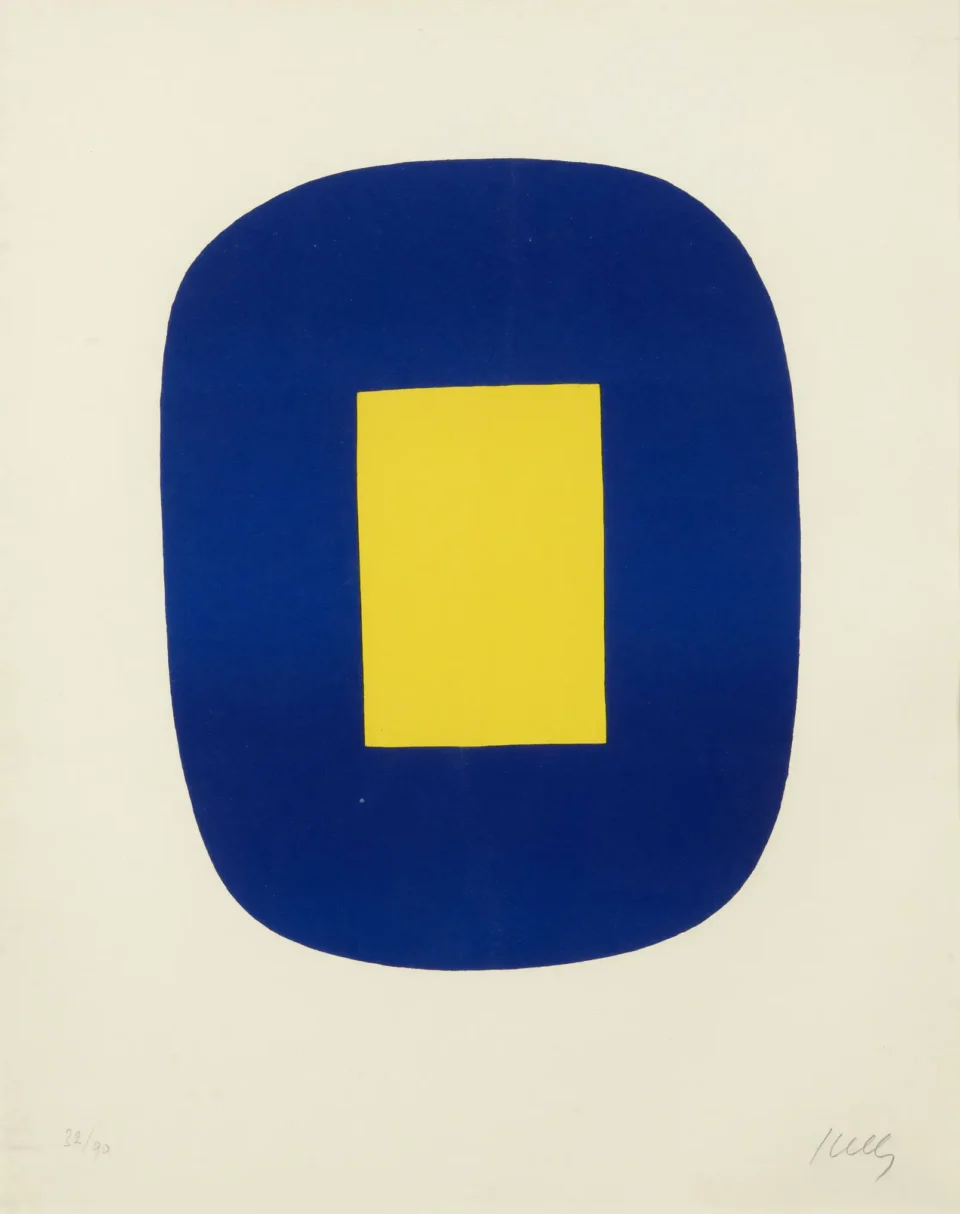 Bleu et jaune, 1965 - Ellsworth KELLY (1923)