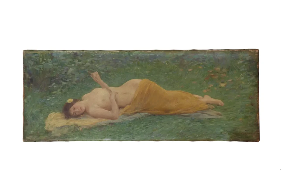 Nu allongé sur l’herbe - COLLIN Raphaël (1850-1916)