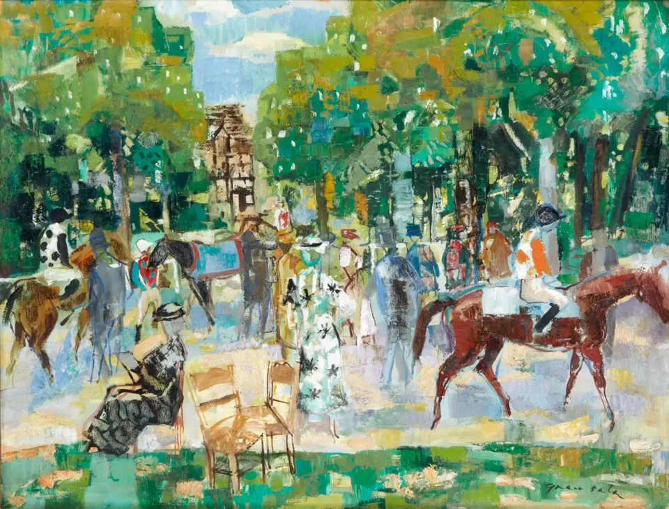 Le Paddock, 1959 - GRAU-SALA Emilio (1911-1975)