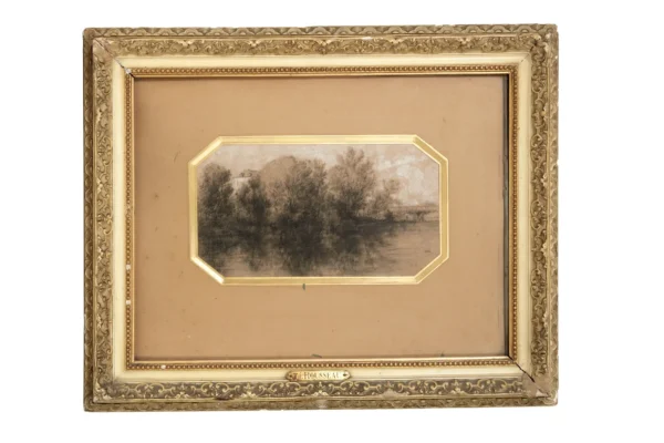 Paysage lacustre - ROUSSEAU Théodore (1812-1867)