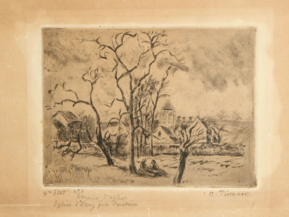 Eglise d’Osny, près de Pontoise - PISSARRO Camille (1830-1903)