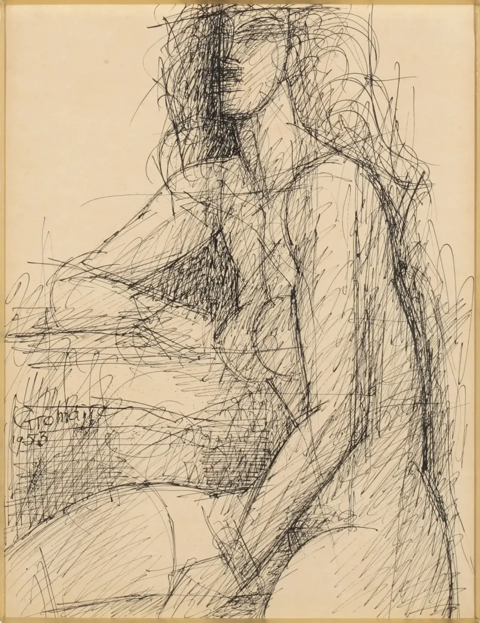 Nu féminin - Marcel GROMAIRE (1892-1971)