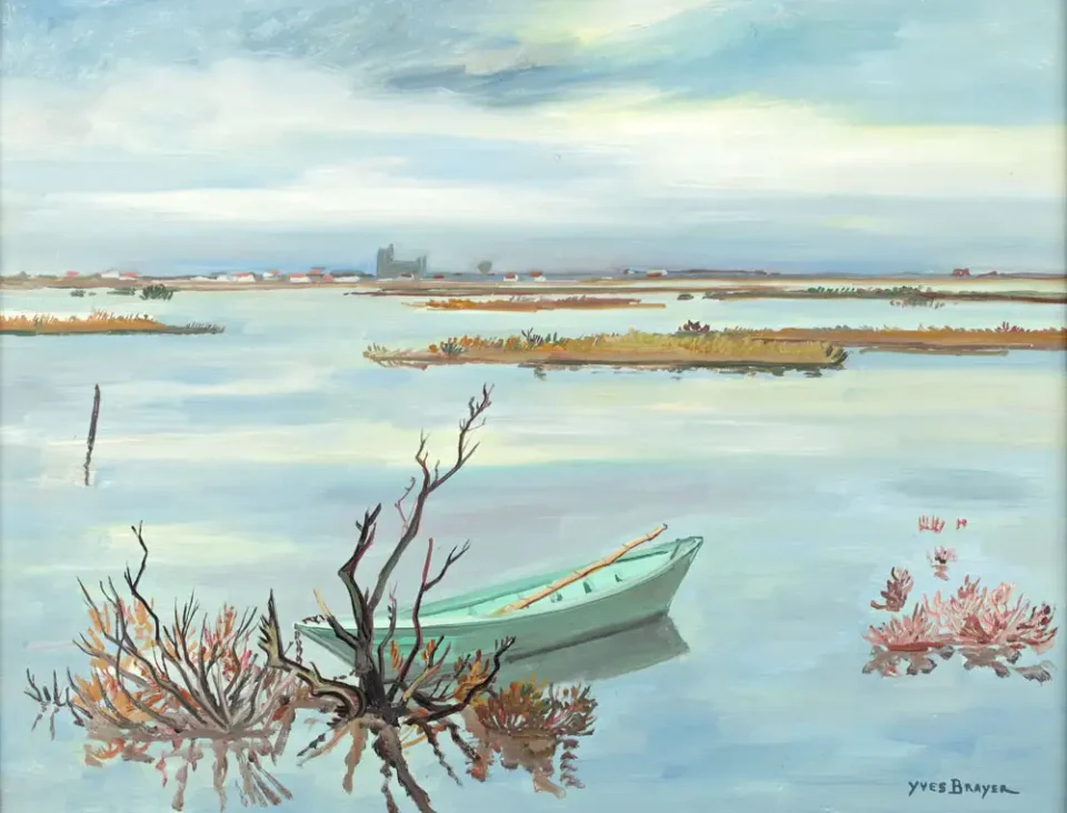 Etang en Camargue - Yves BRAYER (1907-1990)