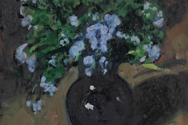 Bouquet de fleurs bleues - Nicolas SINEZOUBOFF (1891-1956)