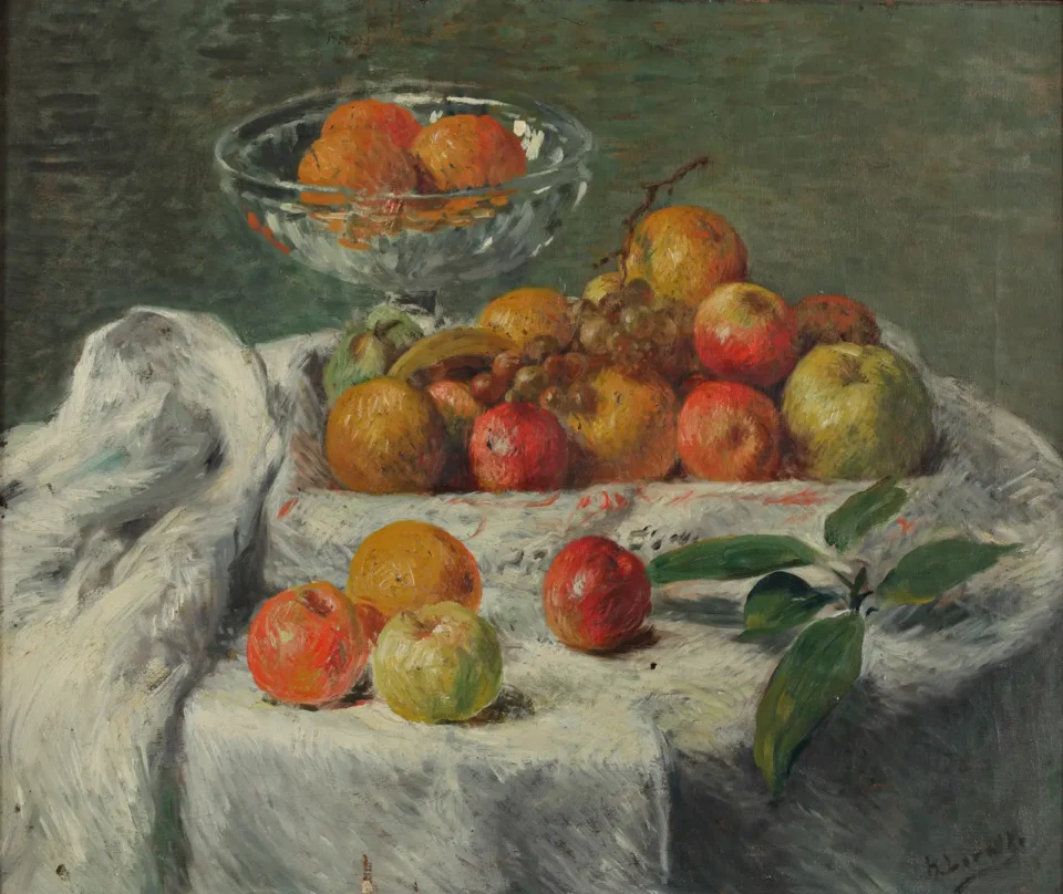 Pommes et oranges - Henri LEROLLE (1848-1929)