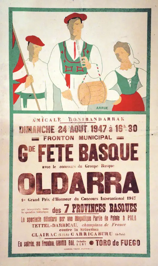 Gde Fête Basque – Oldarra 1947 - ARRUE RAMIRO