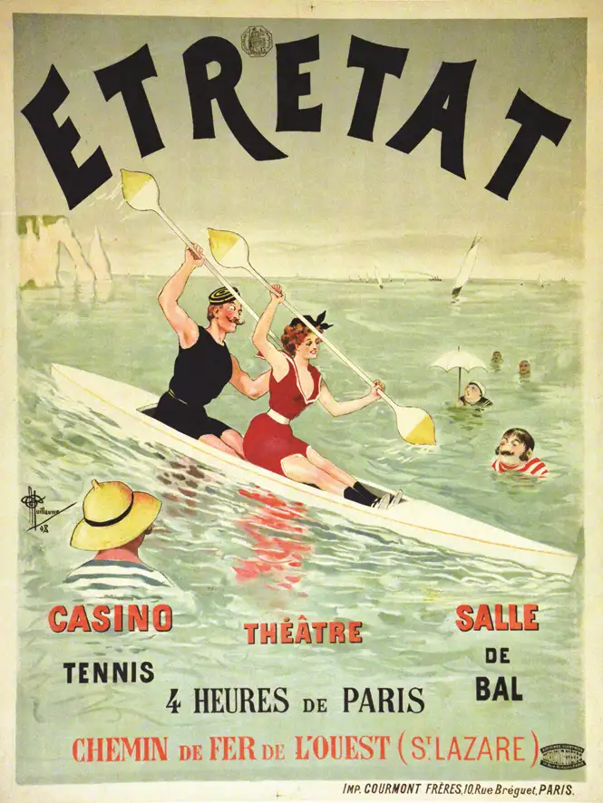 Etrat – Casino – Théâtre – Salle de Bal-Chemins de Fer de l’Ouest 1898 - GUILLAUME