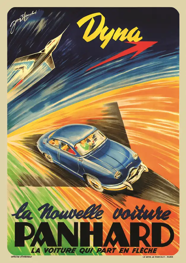 Panhard La nouvelle voiture Dyna 1954 - BLANCHET JEAN