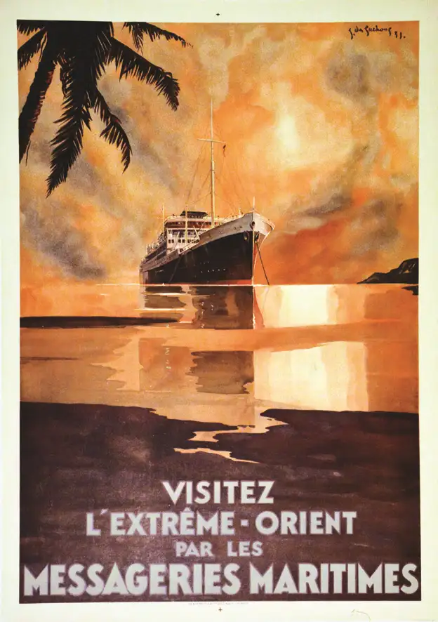 Visitez L’Extrême-Orient par les Messageries Maritimes 1931 - GACHONS JEAN des