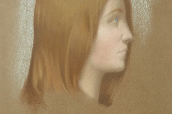 Portrait de femme de profil - Alexandre SEON (Chazelles 1855 - Paris 1917)