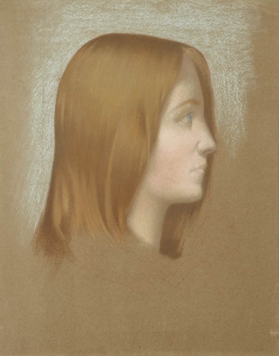 Portrait de femme de profil - Alexandre SEON (Chazelles 1855 - Paris 1917)