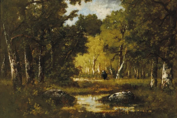 Boisière en forêt de Fontainebleau - Narcisse DIAZ de la PENA (Bordeaux 1807 - Menton 1876)