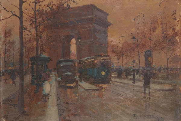 L'Arc de Triomphe, circa 1920/25 - Edouard CORTES (Lagny sur Marne 1882 - 1969)