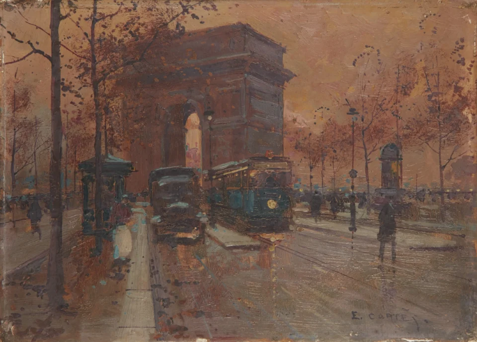 L’Arc de Triomphe, circa 1920/25 - Edouard CORTES (Lagny sur Marne 1882 - 1969)