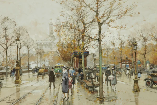 Le Trocadéro - Eugène GALIEN- LALOUE (Paris 1854 - Chérence 1941)