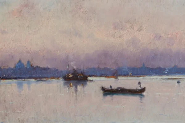 Venise le soir - Joseph IWILL (Paris 1850 - 1923)